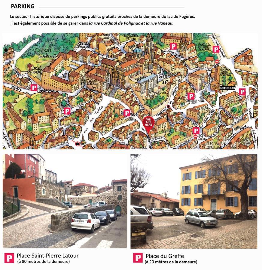 La Demeure Du Lac De Fugeres Le Puy-en-Velay Zewnętrze zdjęcie